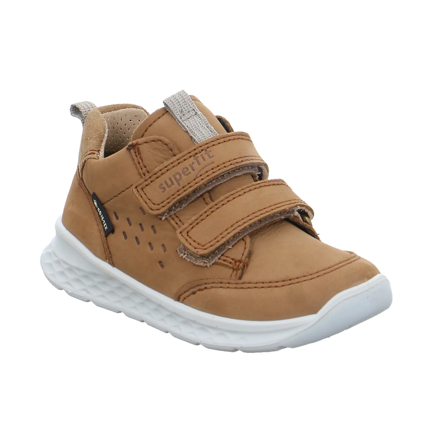 SUPERFIT Lauflernschuh Cognac Leder  super leicht