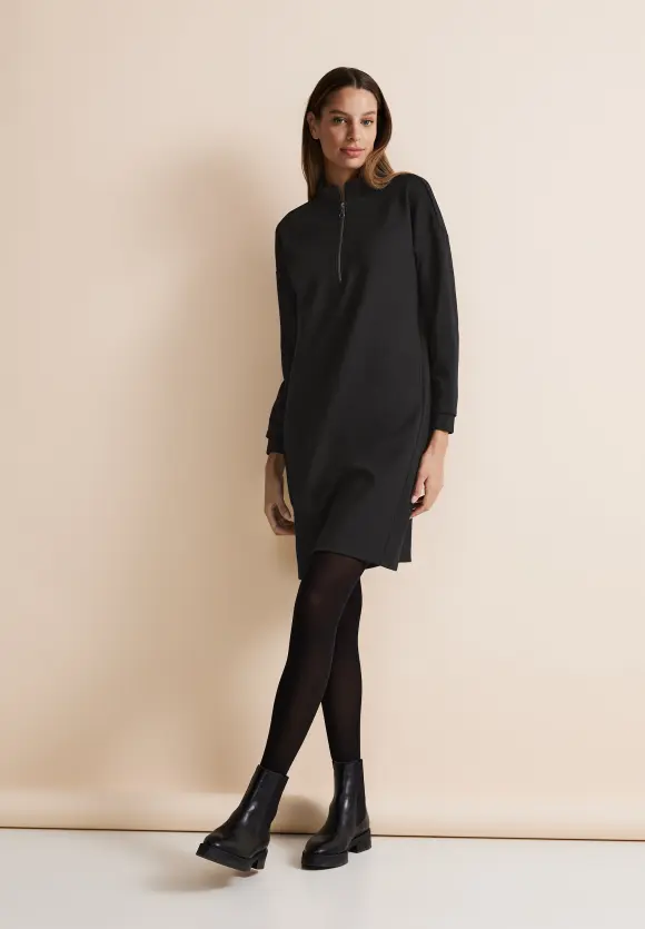 Zipper Troyerkleid - Black