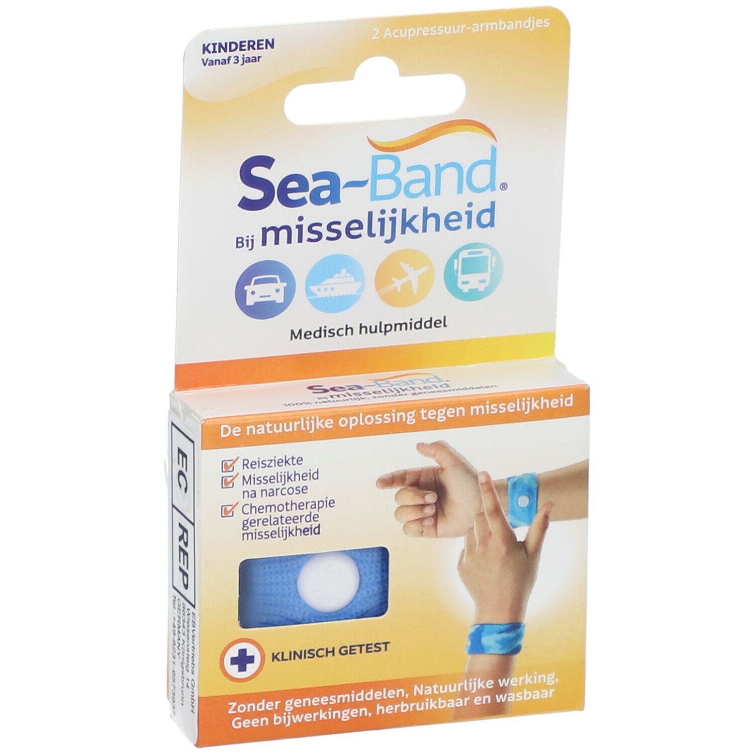 Sea-Band® Handgelenkbandage Blau