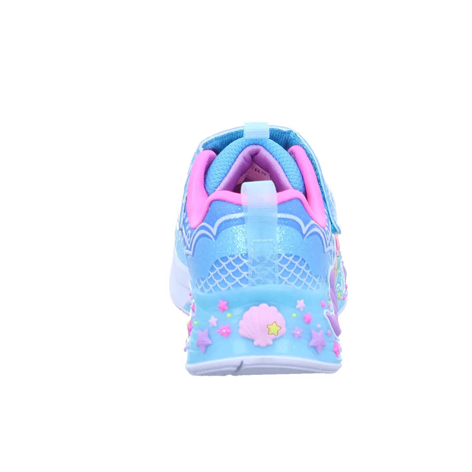 SKECHERS Kleinkinder-Halbschuh Klett Blau Synthetik  Sneaker