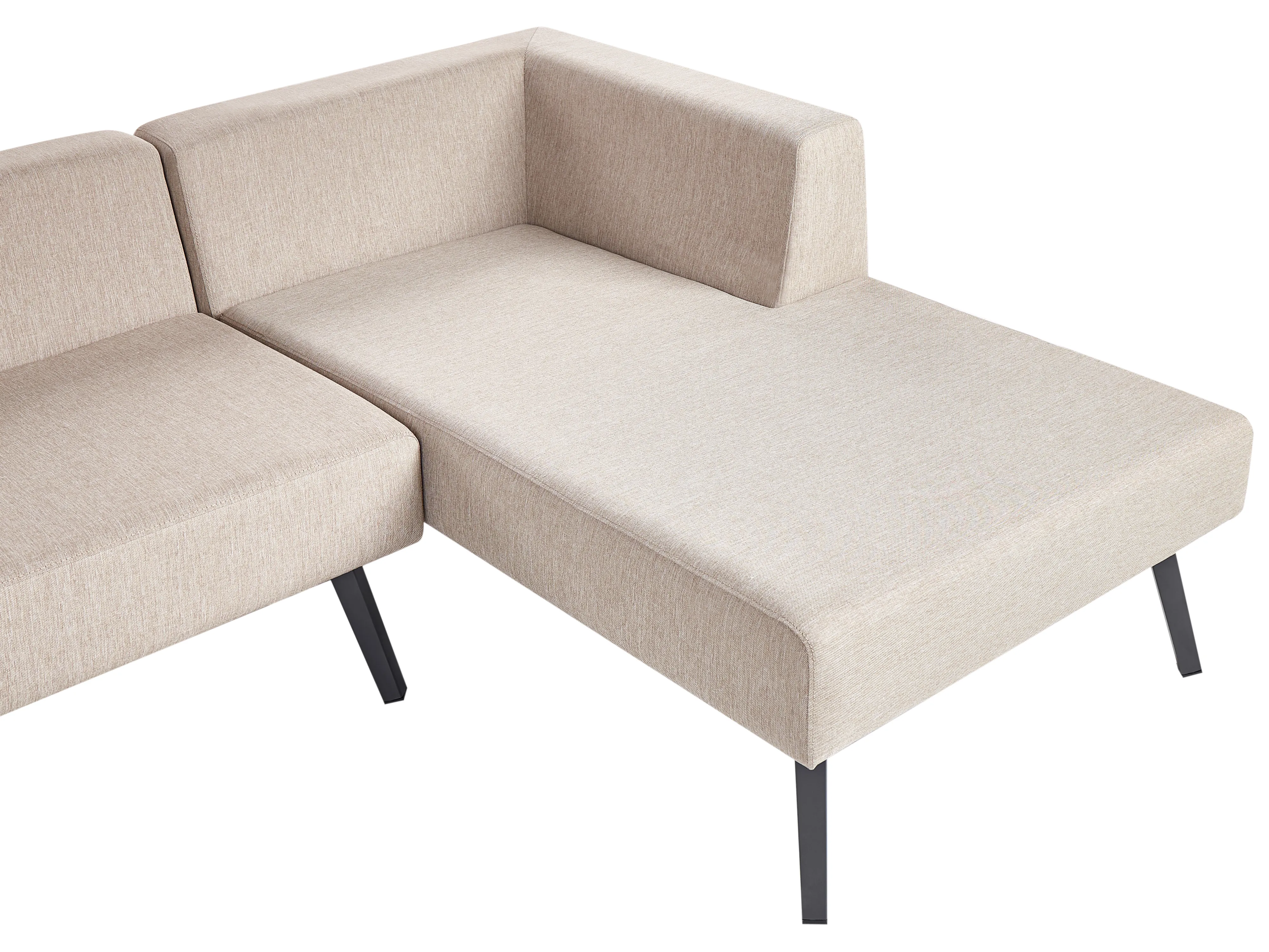 Tuin hoekloungeset met tafel 4-zits SORRIVOLI linkszijdig Beige