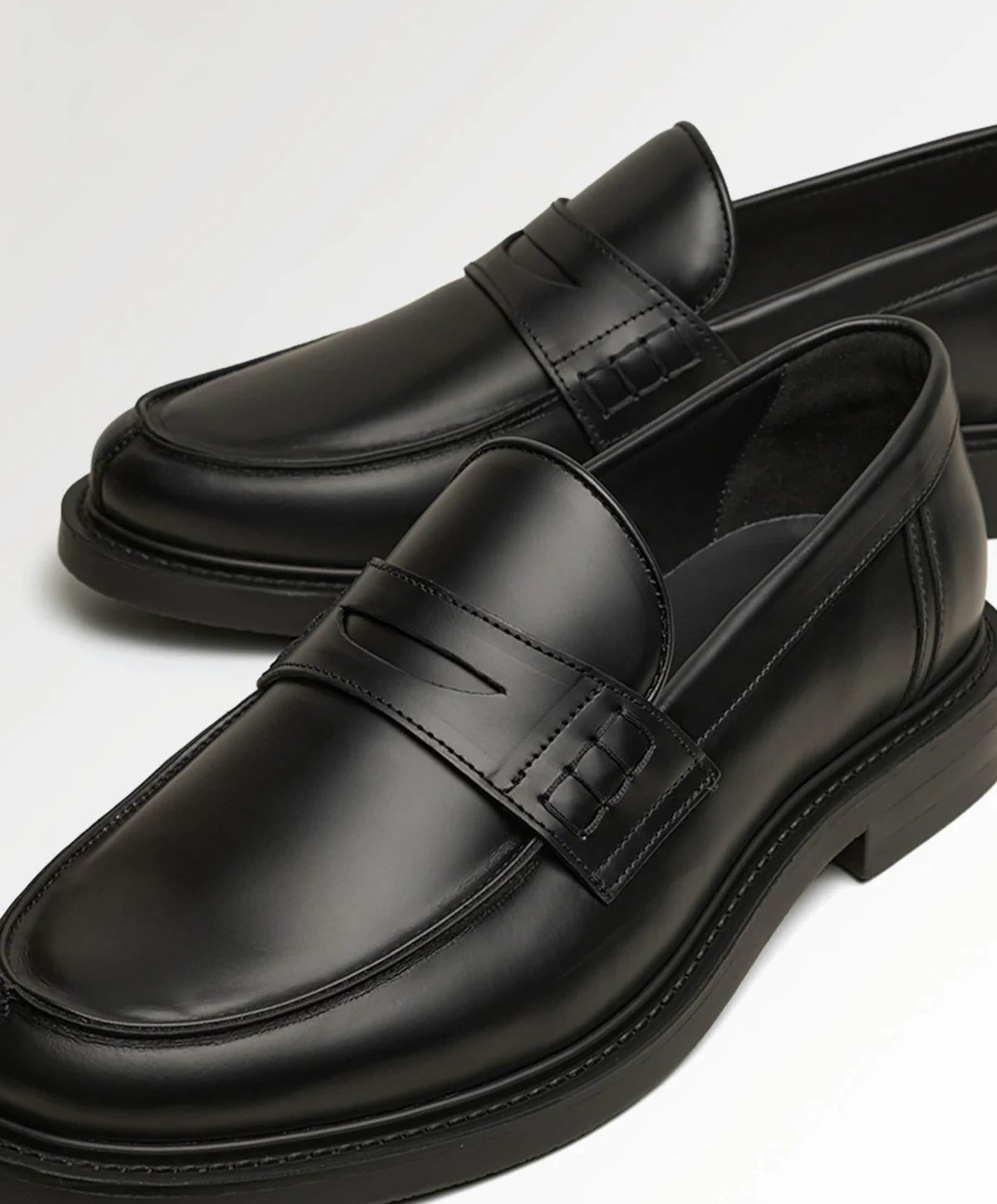 Filling Pieces Loafer Polido Minimum Matte heren mocassins zwart