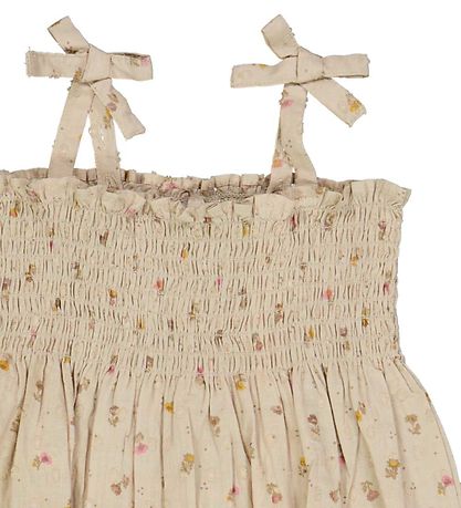 Wheat Sommerdragt - Lucie - Fossil Flowers Dot