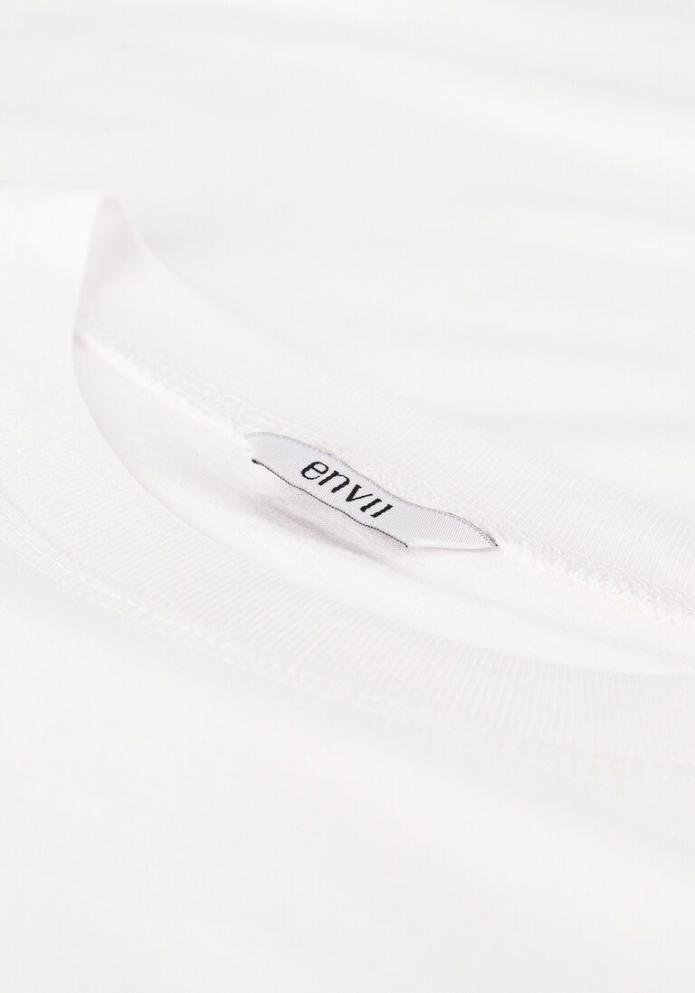 ENVII witte envii t-shirt enkulla ss tee solid