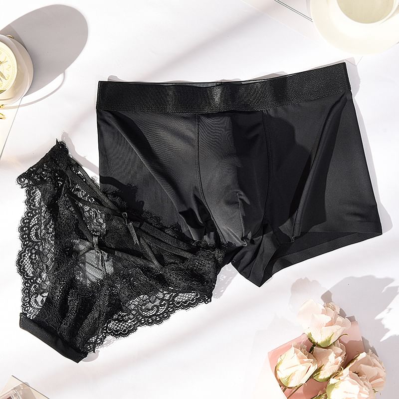 Pancherry - Koppelset: Boxershort + Panty