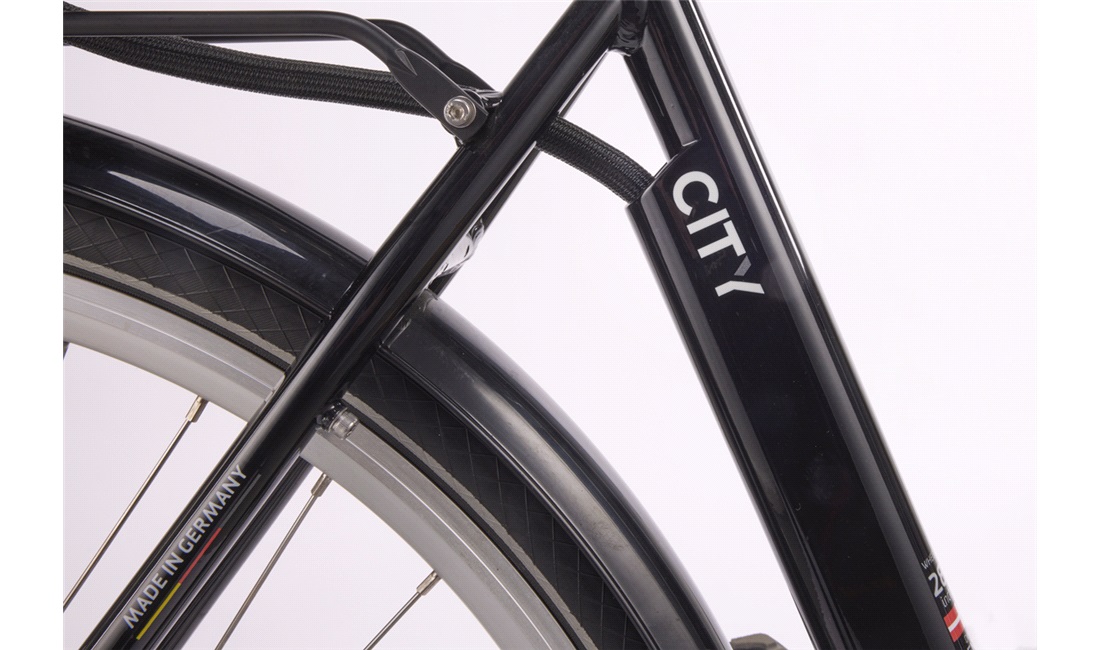 El-cykel City 36V-10,4Ah 3-gear sort