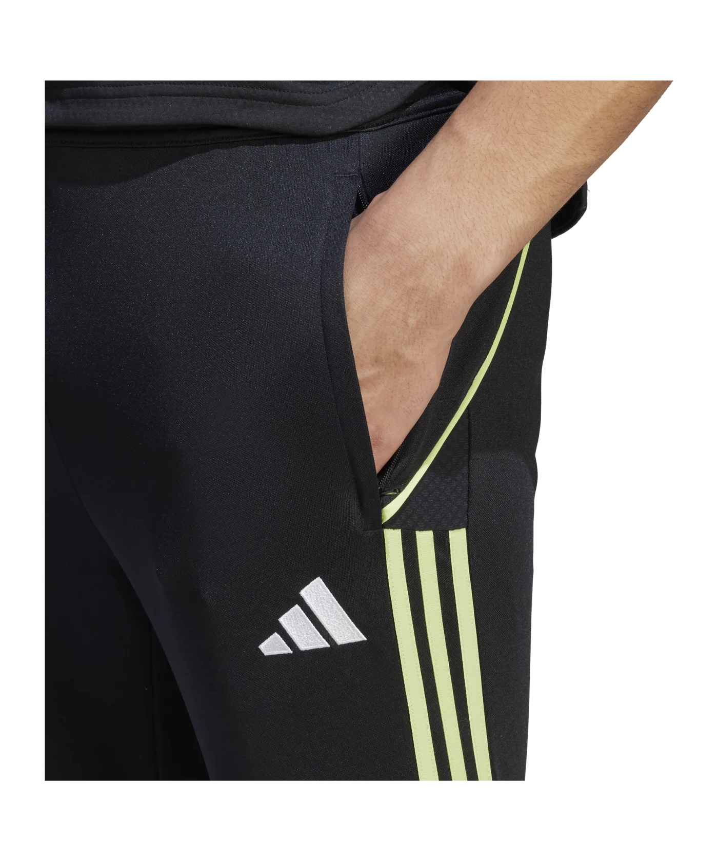 adidas Tiro 23 League Trainingshose Schwarz Grün