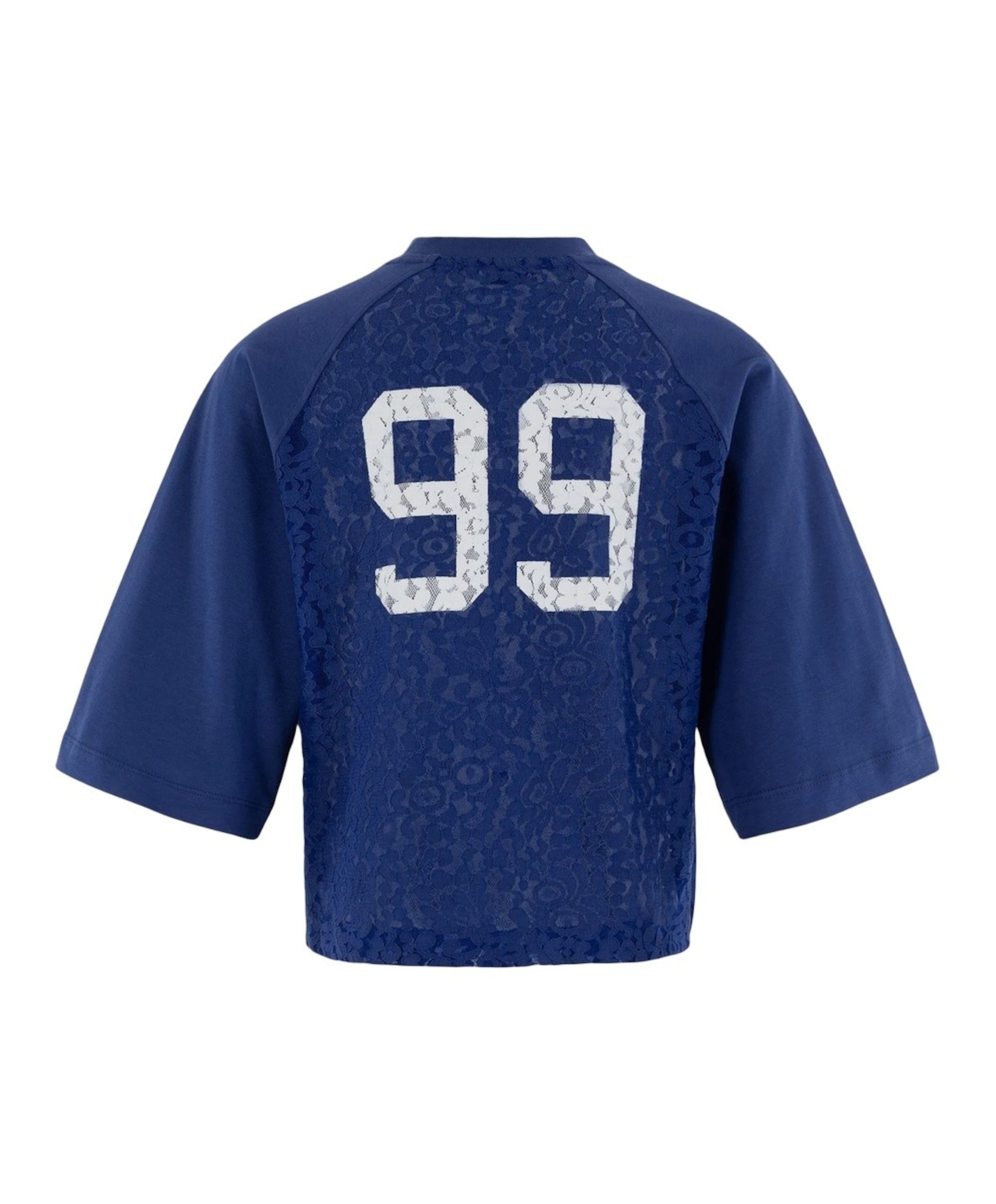 Anna Blue Dames T-shirt blauw