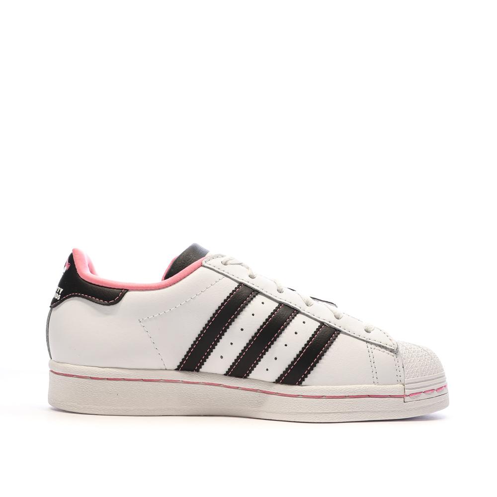 Adidas Baskets Blanches/Noires Fille Adidas Superstar