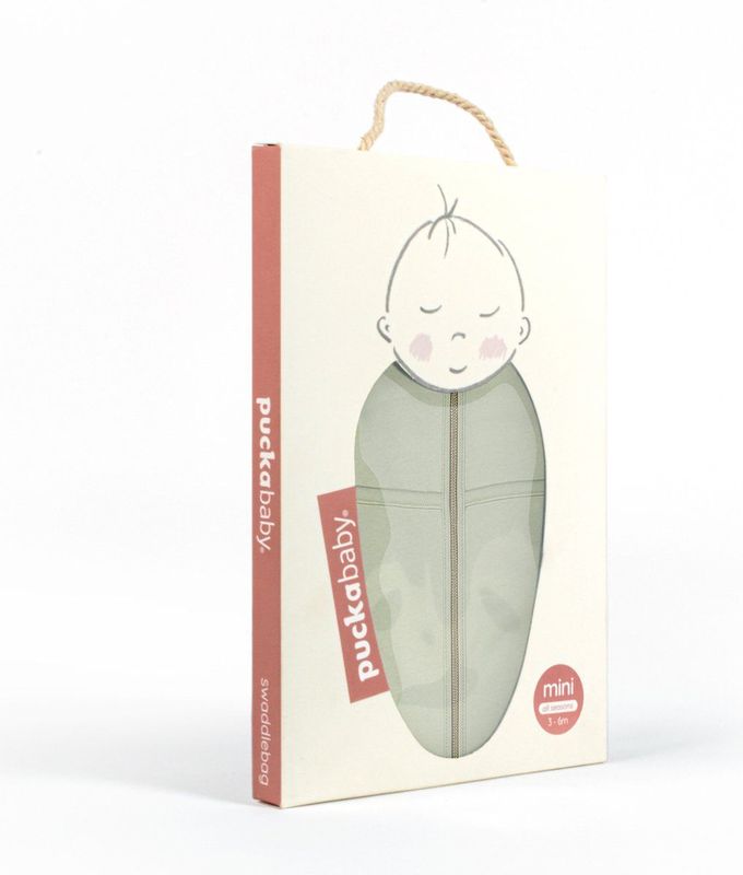 Puckababy Original Mini Inbakerslaapzak (3-6M) - Katoen - Olive