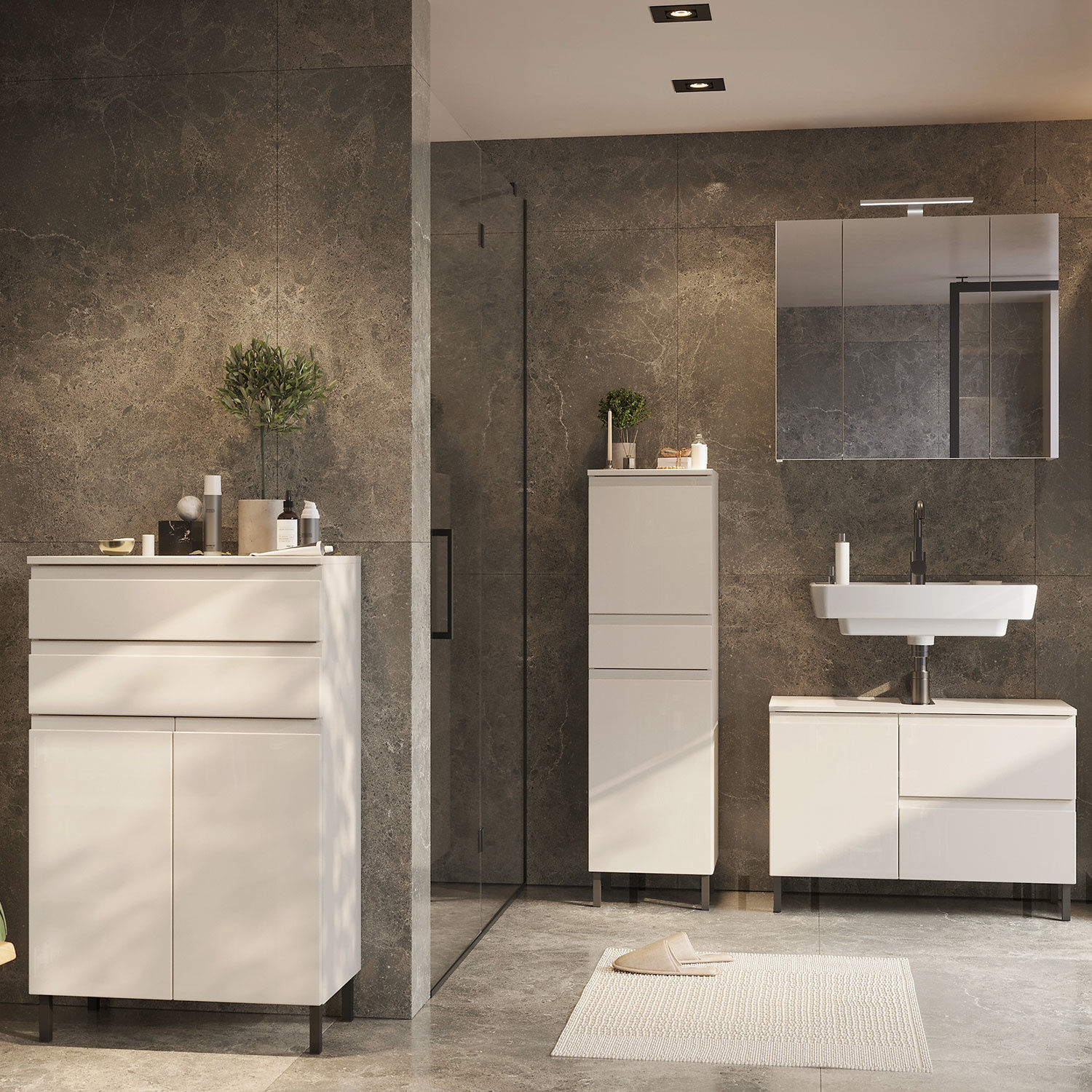 Badezimmer Kommode Silas