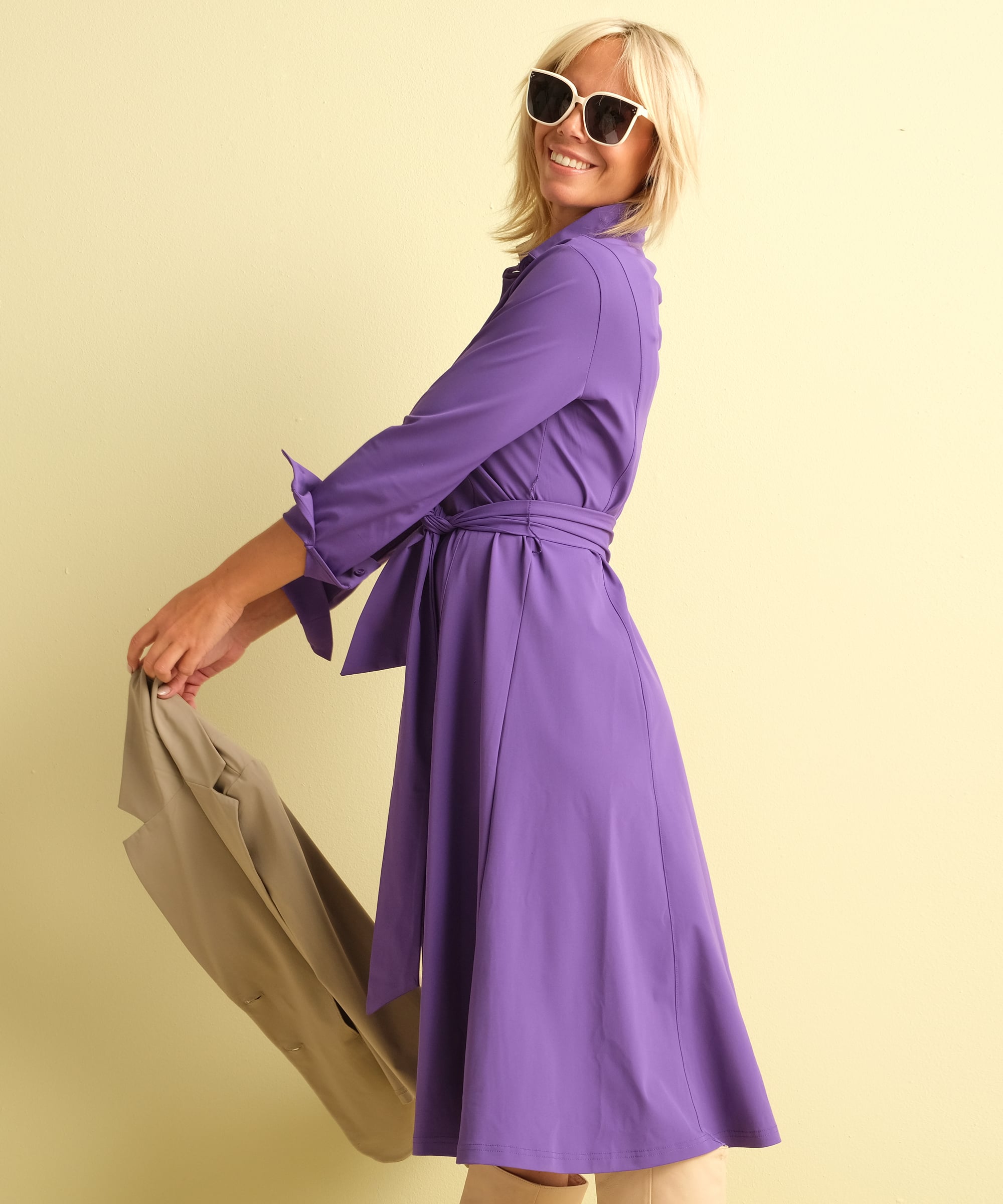 travelstof jurk