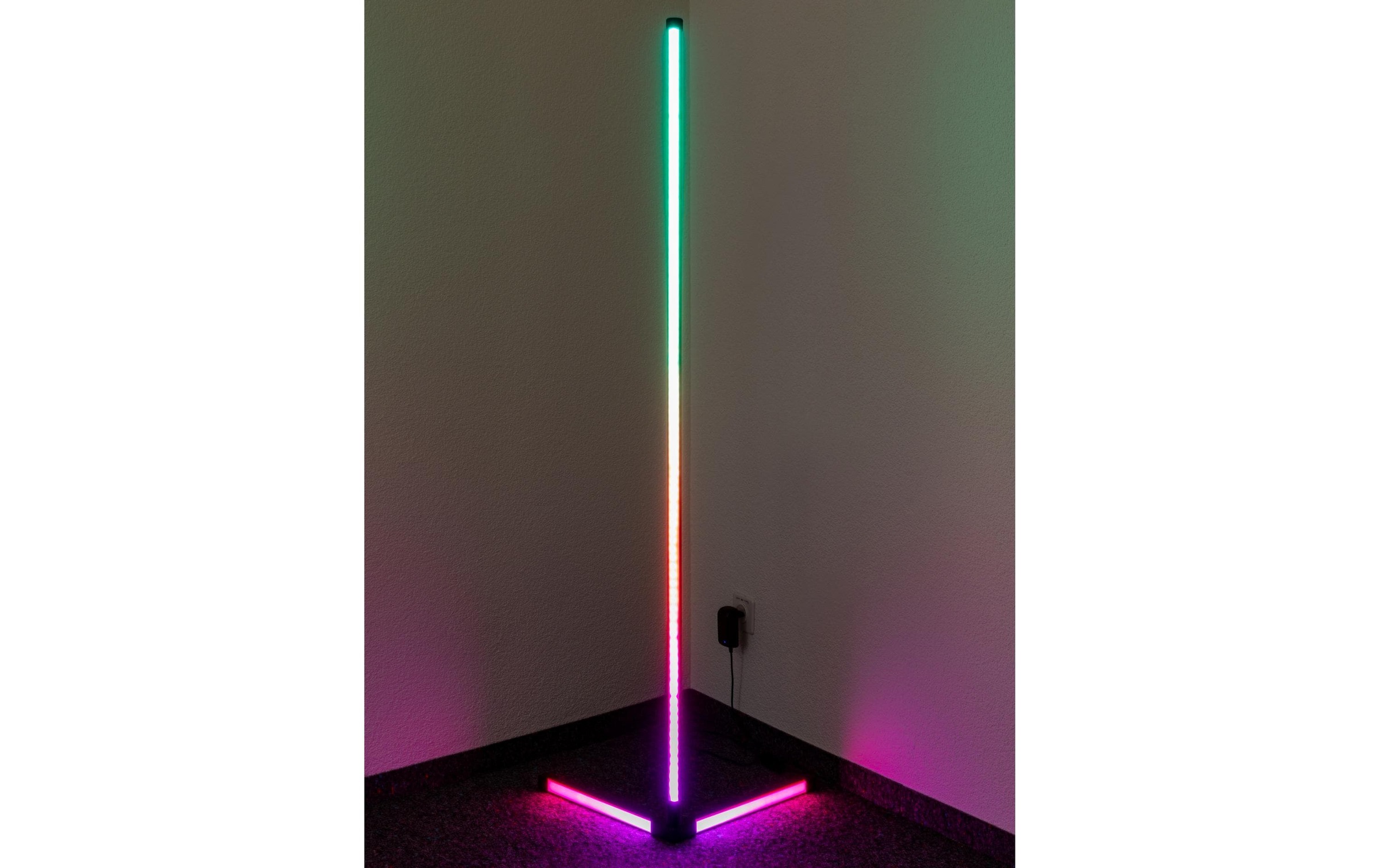 Stehlampe »FTM RGB schwarz 1.56m 27W« Farbwechsler