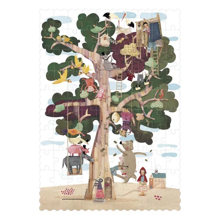 Londji Puzzle recto-verso My Tree - 100 pièces