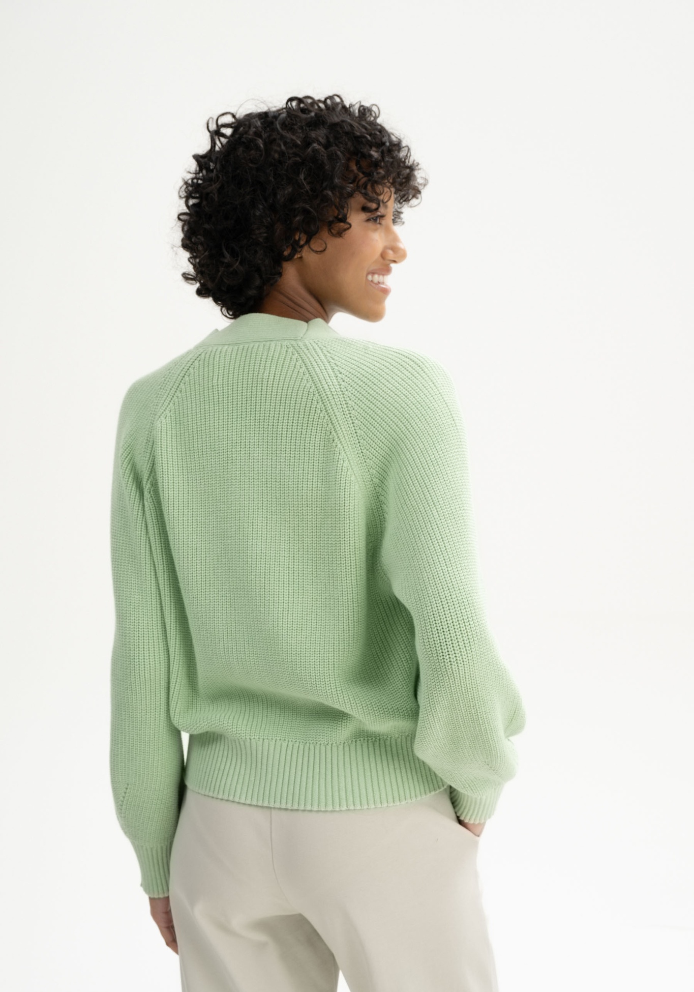 Mela Rippstrick Cardigan Bhuma Spring Melange