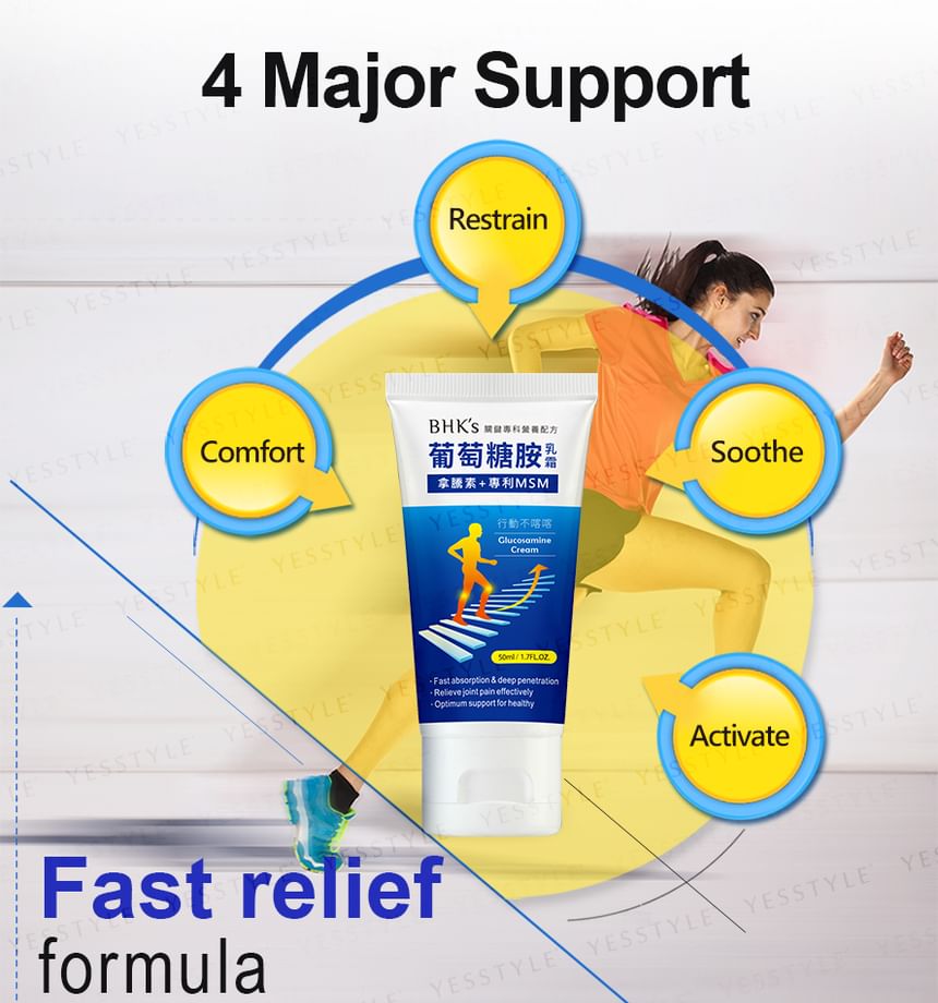 BHK's - Glucosamine met MSM crème EX