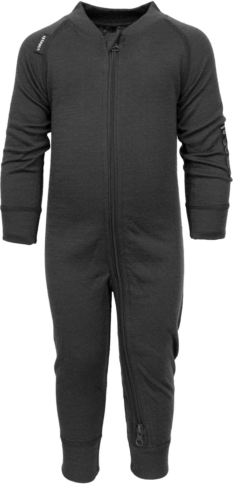 Lindberg Merino Superundertøy, Black Melange