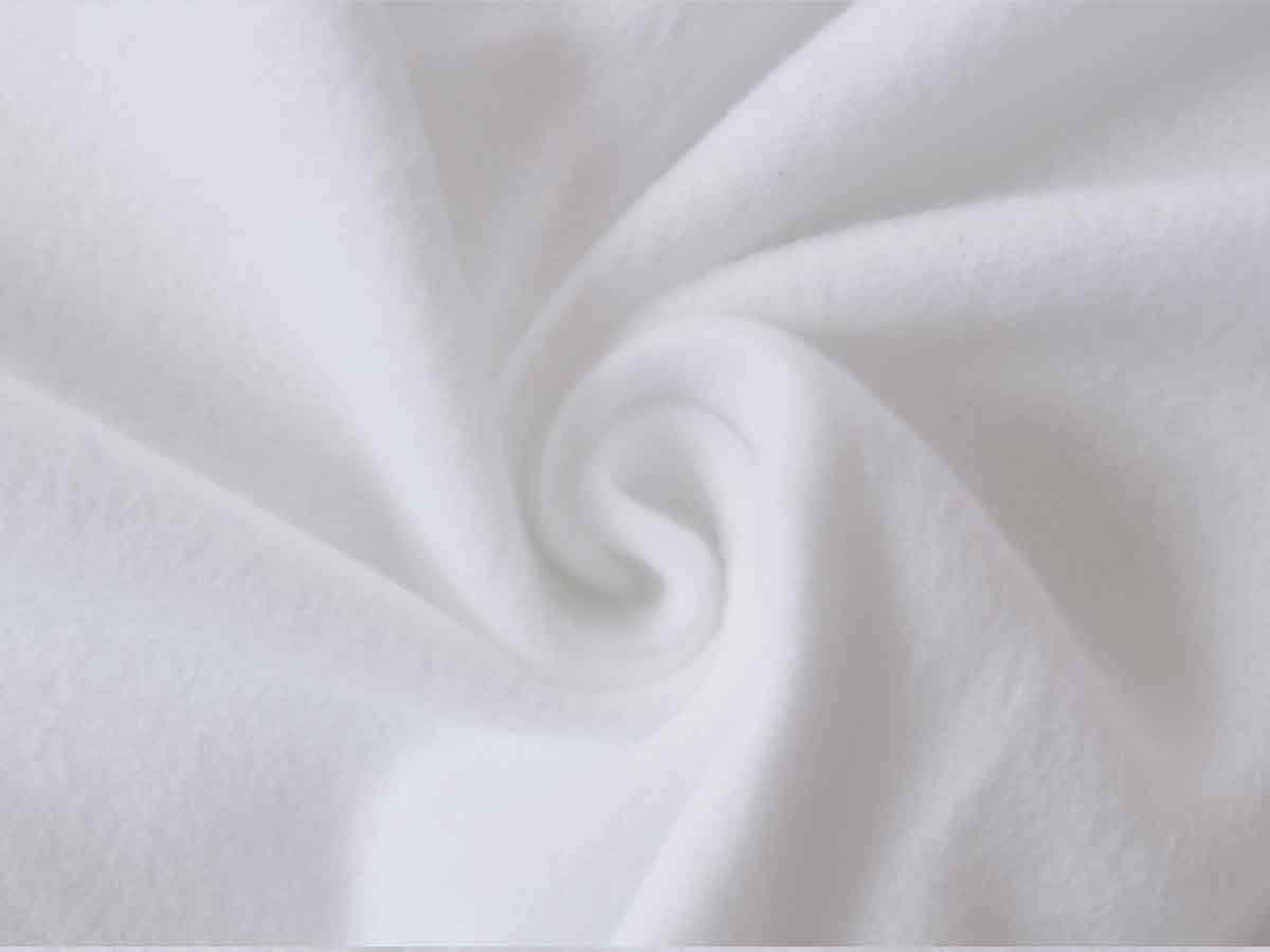DoubleDry Molton 180 x 200 cm hoeslaken - basic wit