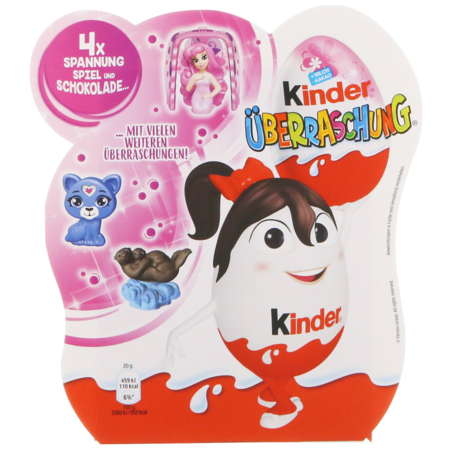 Kinder Überraschung Mädchen 4x20g