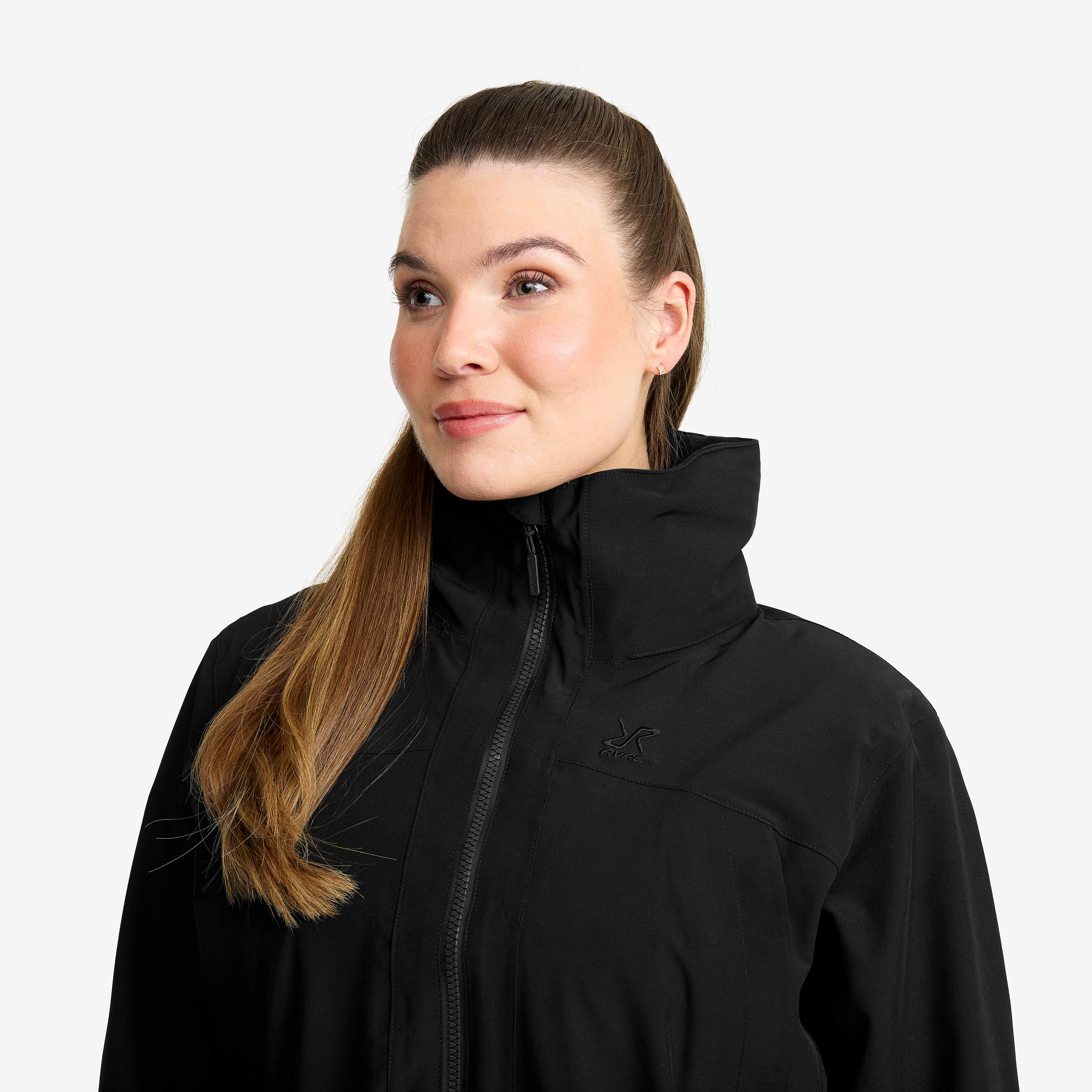 Nevis 2L Parka Dame Black