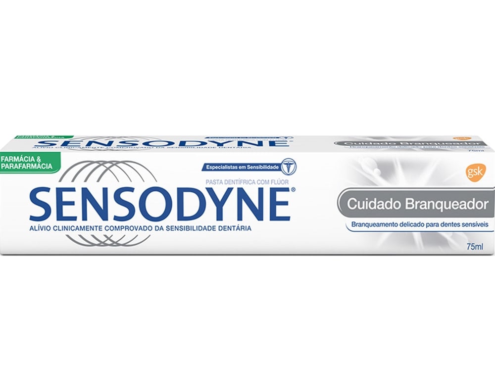 PASTA SENSODYNE CUIDADO BRANQUEADOR 75ML