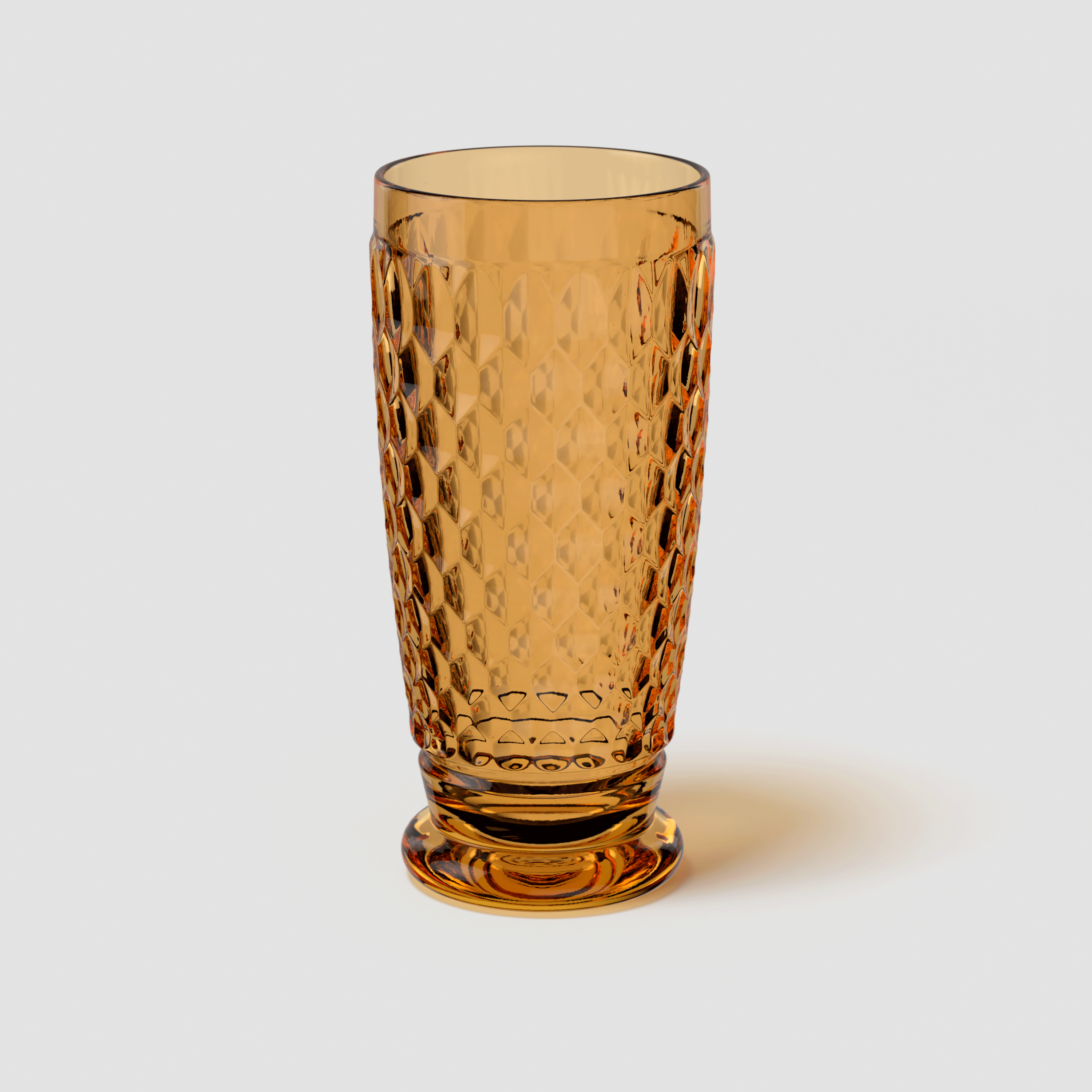 Boston Highball glass Yellow, 10.2 oz, crystal glass