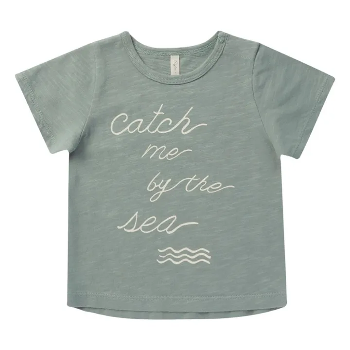 Rylee + Cru T-Shirt Catch Me By The Sea | Vert d'eau