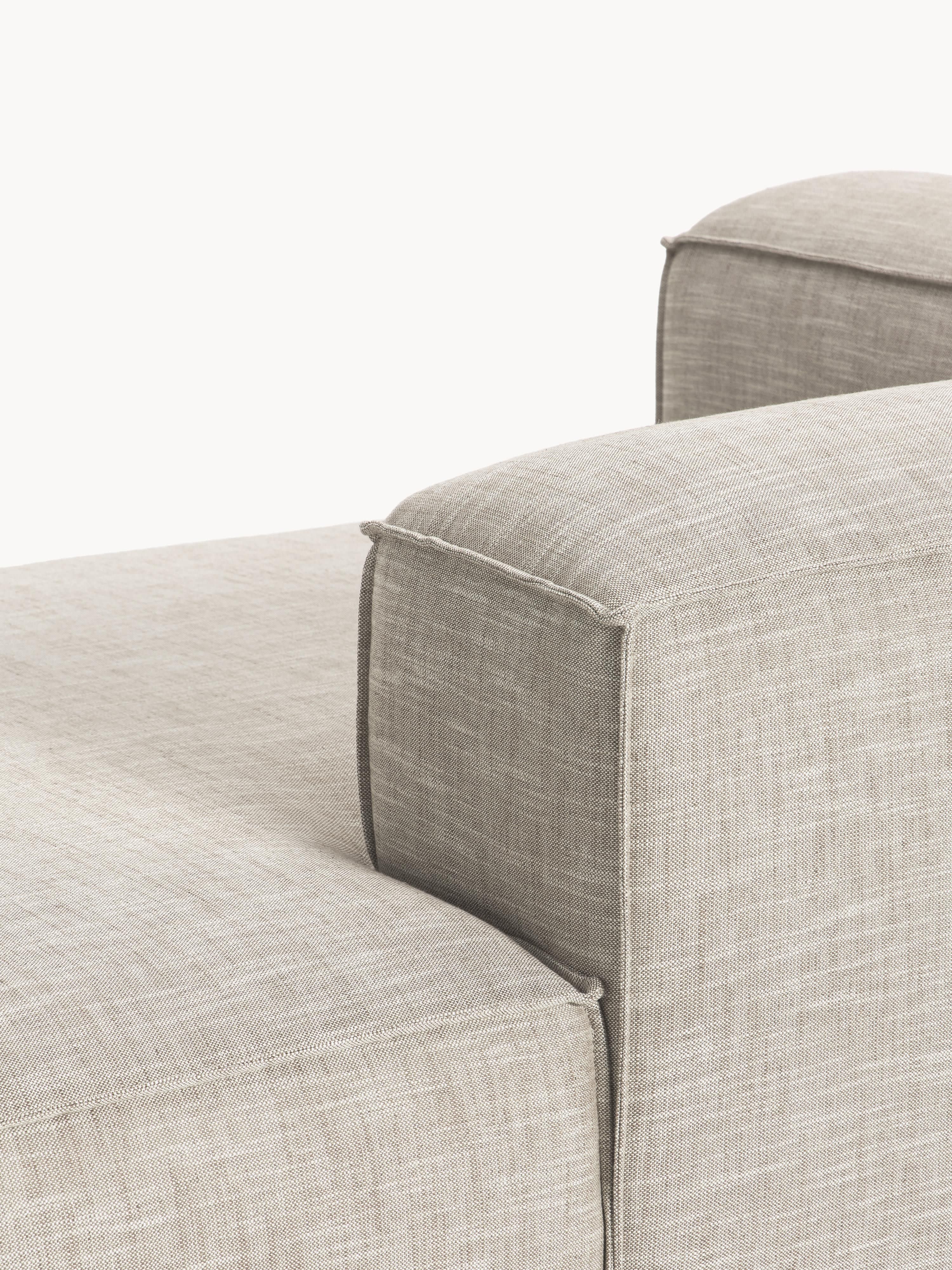 Chaise longue hoekmodule Lennon van linnenmix