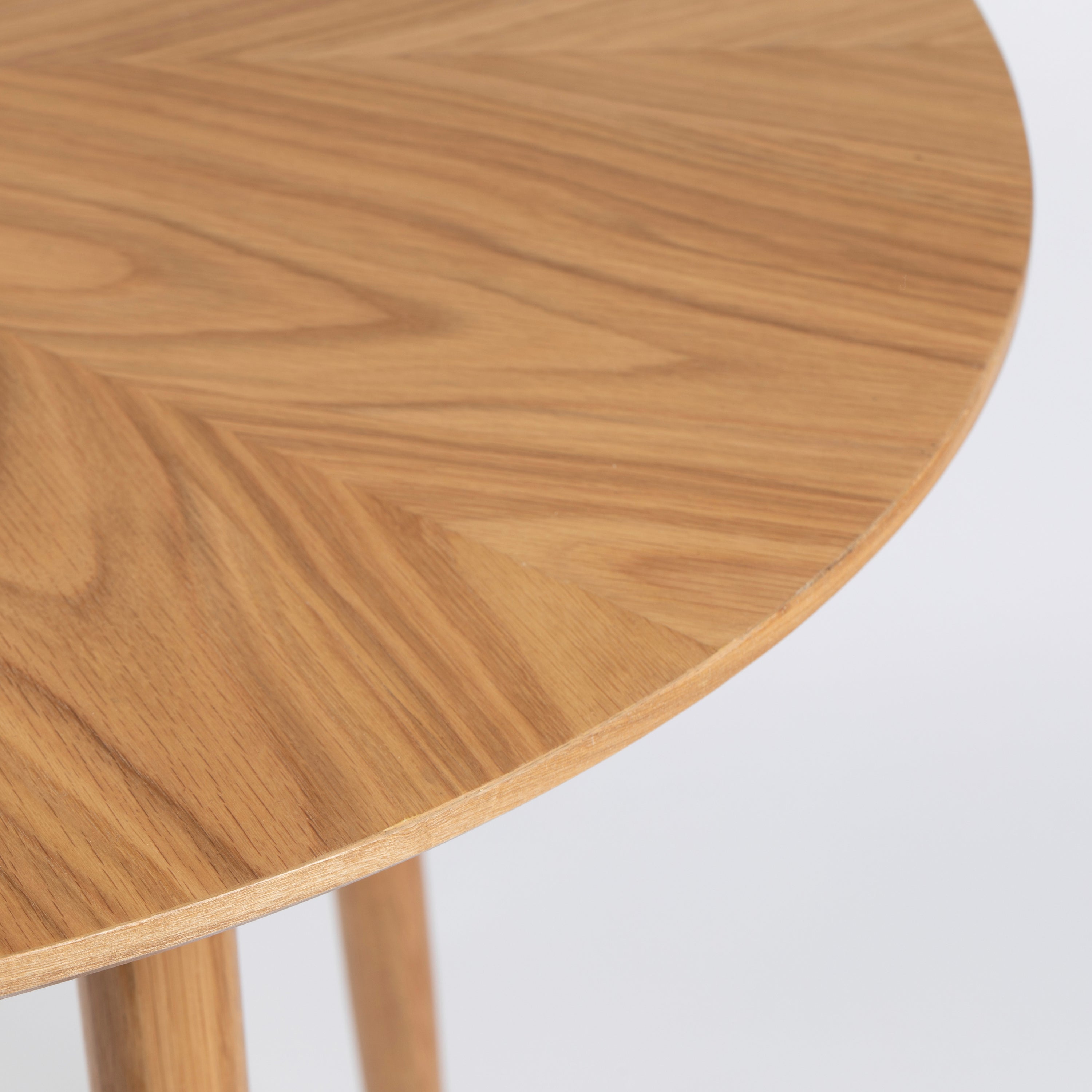 by fonQ basic Finn Eettafel - Ã 120 cm - Bruin
