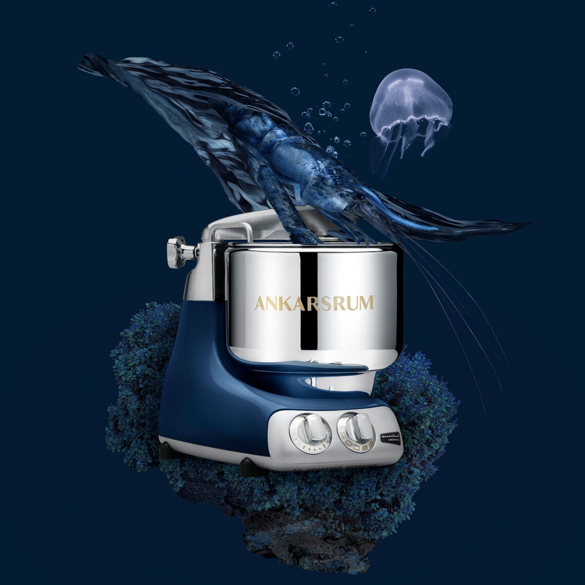 Assistent AKM 6230 Kjøkkenmaskin Ocean Blue