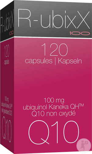 ixX Pharma R-UbixX 100 Coenzyme Q10 Ubiquinol 100mg 120 Capsules