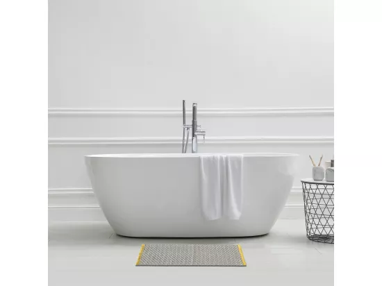 Tapis de bain déco en polyester 50x120cm
