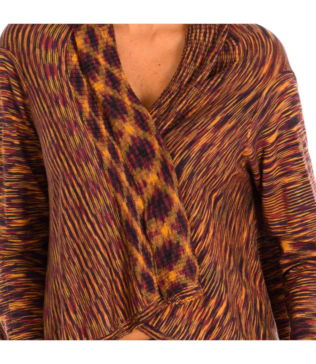 GYNA women's long sleeve open knit cardigan
