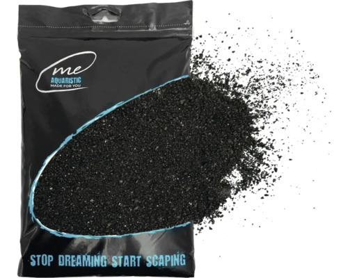 Aquariumzand Me Nature Me Nature Zwart Maui Zand, 0-1-2 mm 2,8 kg Aquascaping, biotoopaquarium