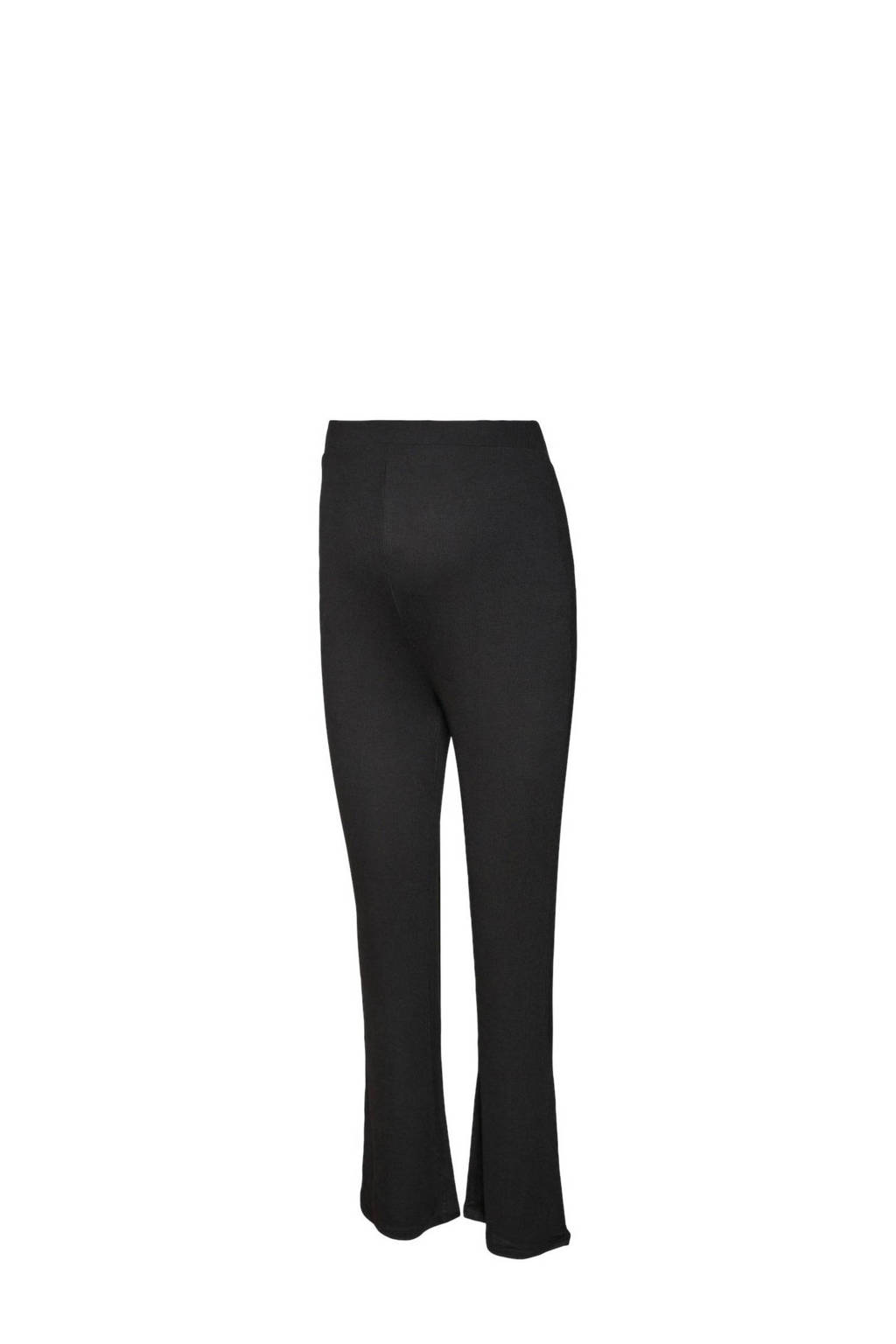 MAMALICIOUS high waist flared zwangerschapslegging MLBRYNJA zwart