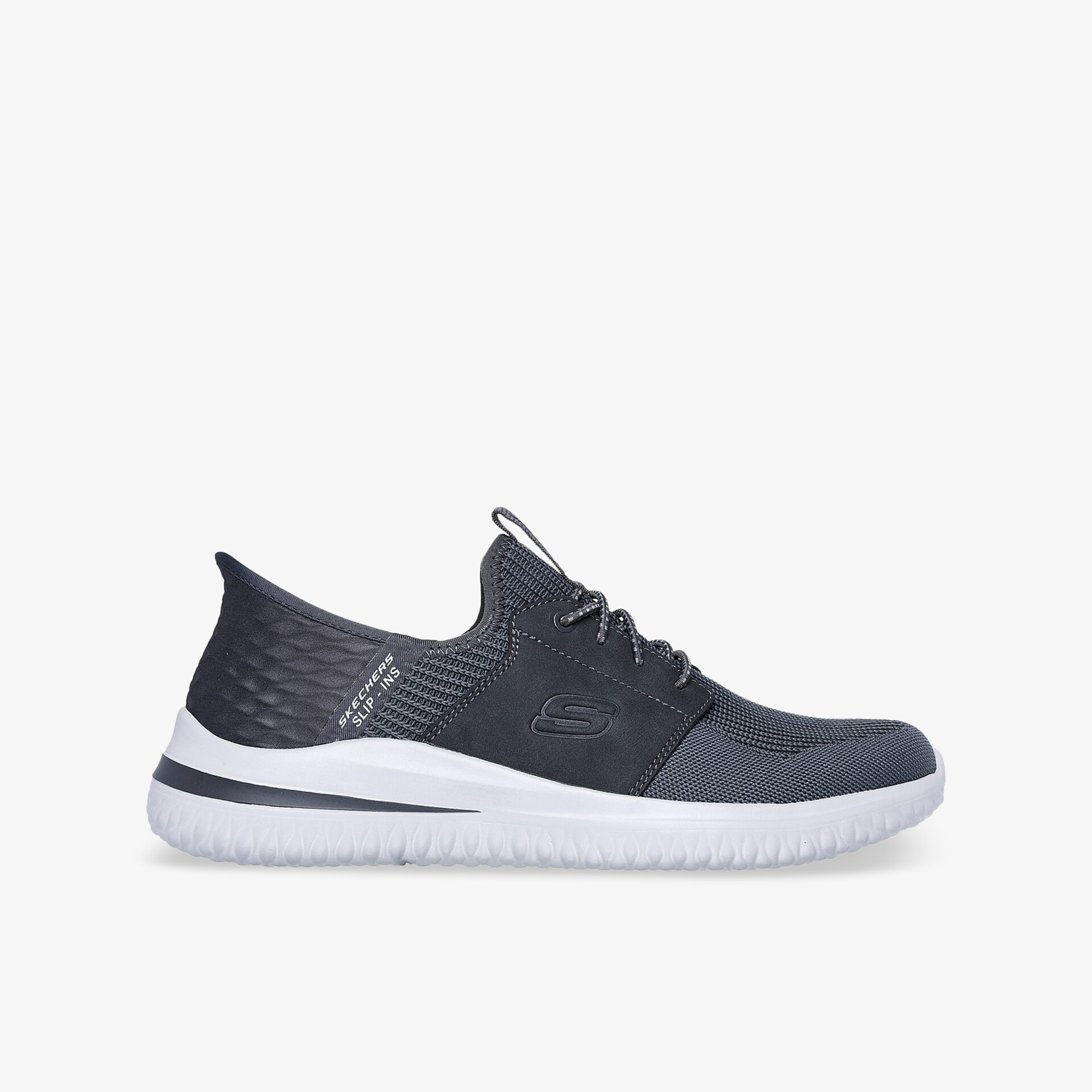 SKECHERS DELSON 3.0 Herren Slip On grau