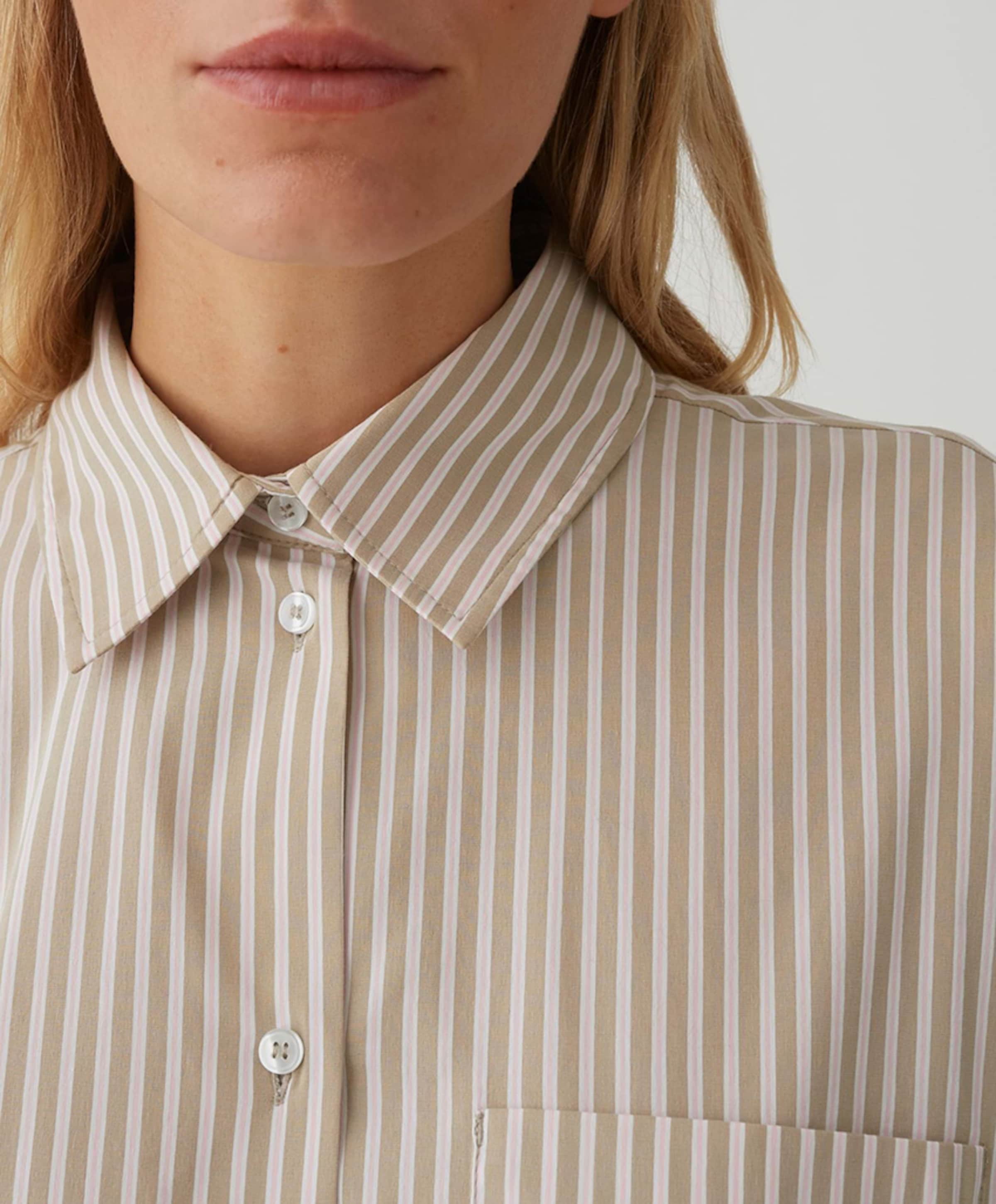 OPUS Dames blouse beige