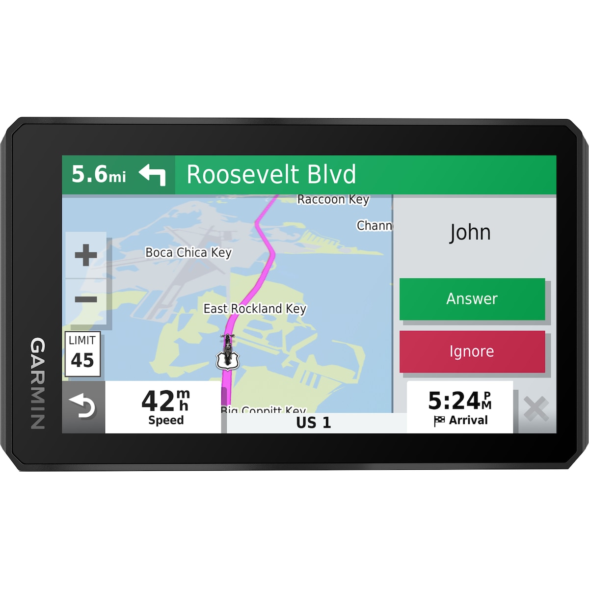 Garmin Zumo XT MT-S GPS motorsykkel (sort)