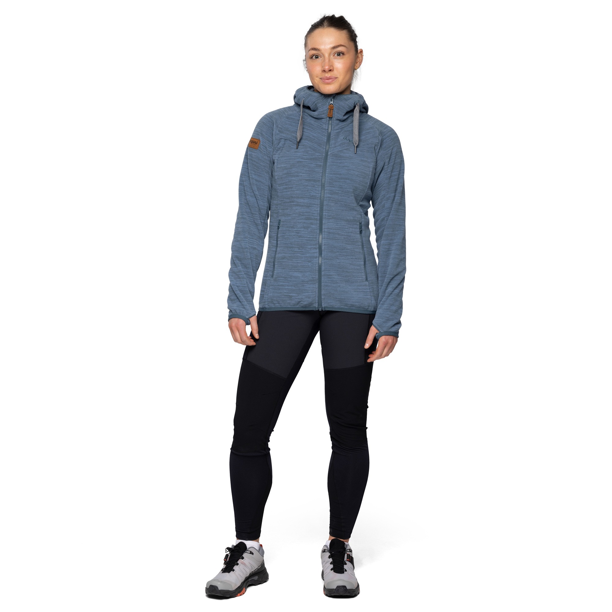 Hareid Fleece Jacket Dame Orion Blue