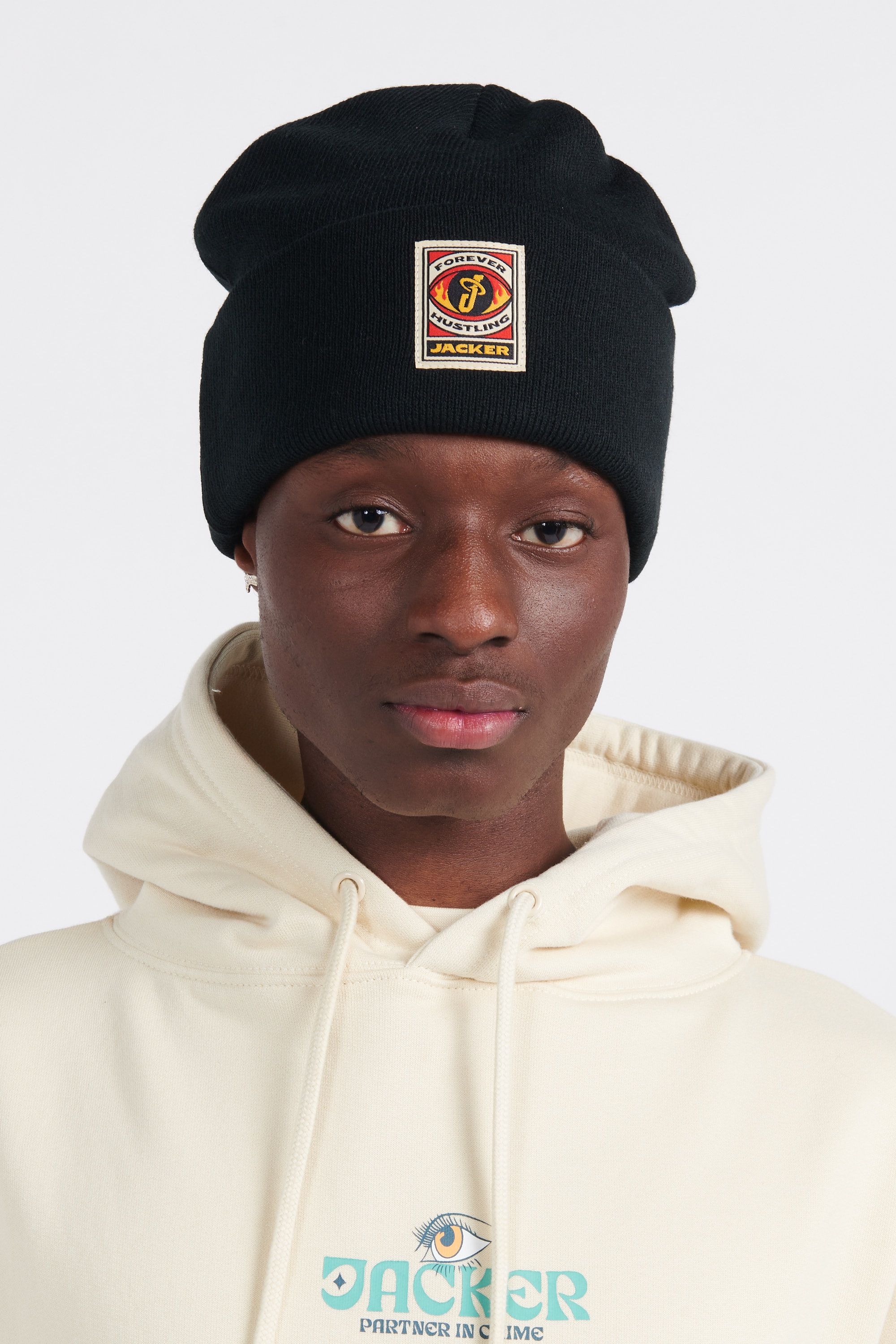 JACKER Bonnet Hustlers Beanie Noir