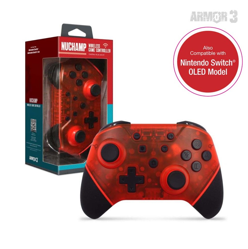 Hyperkin Nuchamp WirelessController Red Led - Switch