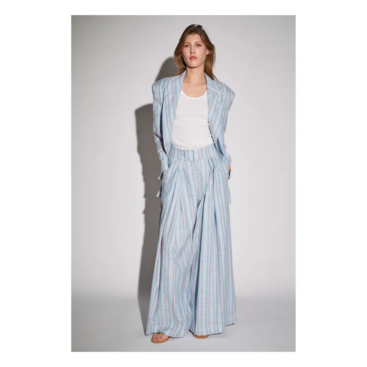 The Label Edition Pantalon Chloé | Bleu