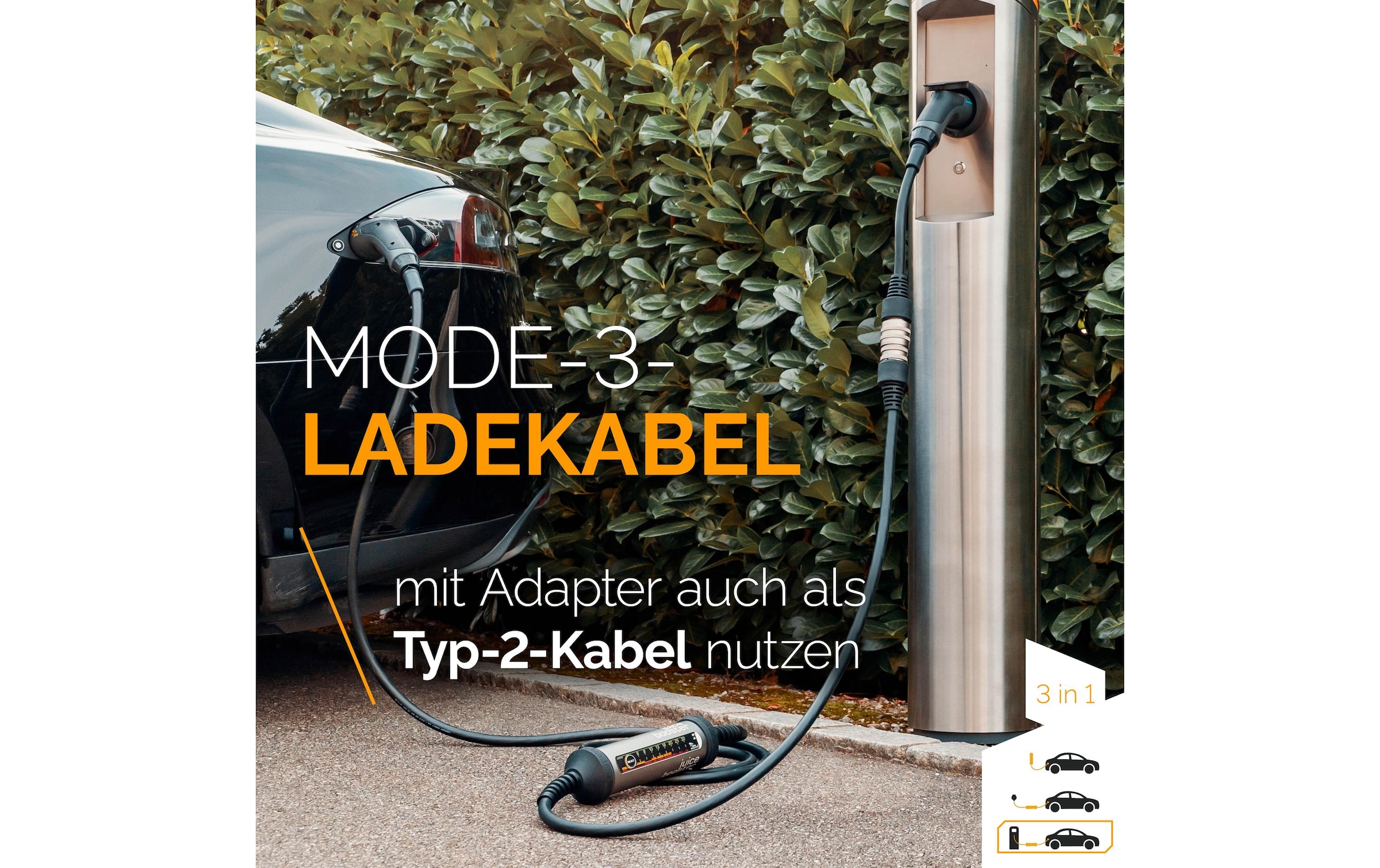 Solarmodul »Juice Technology Mobile Wallbox JUICE BOOSTER 2 Swiss Basic Set Typ1«