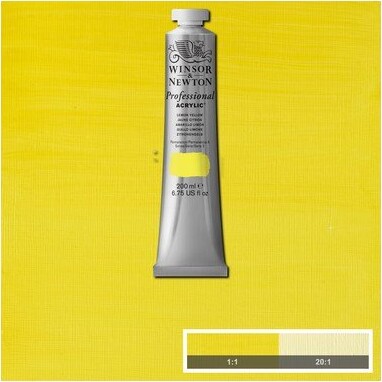 Winsor & Newton - Galeria Akrylmaling - Lemon Yellow 200 ML
