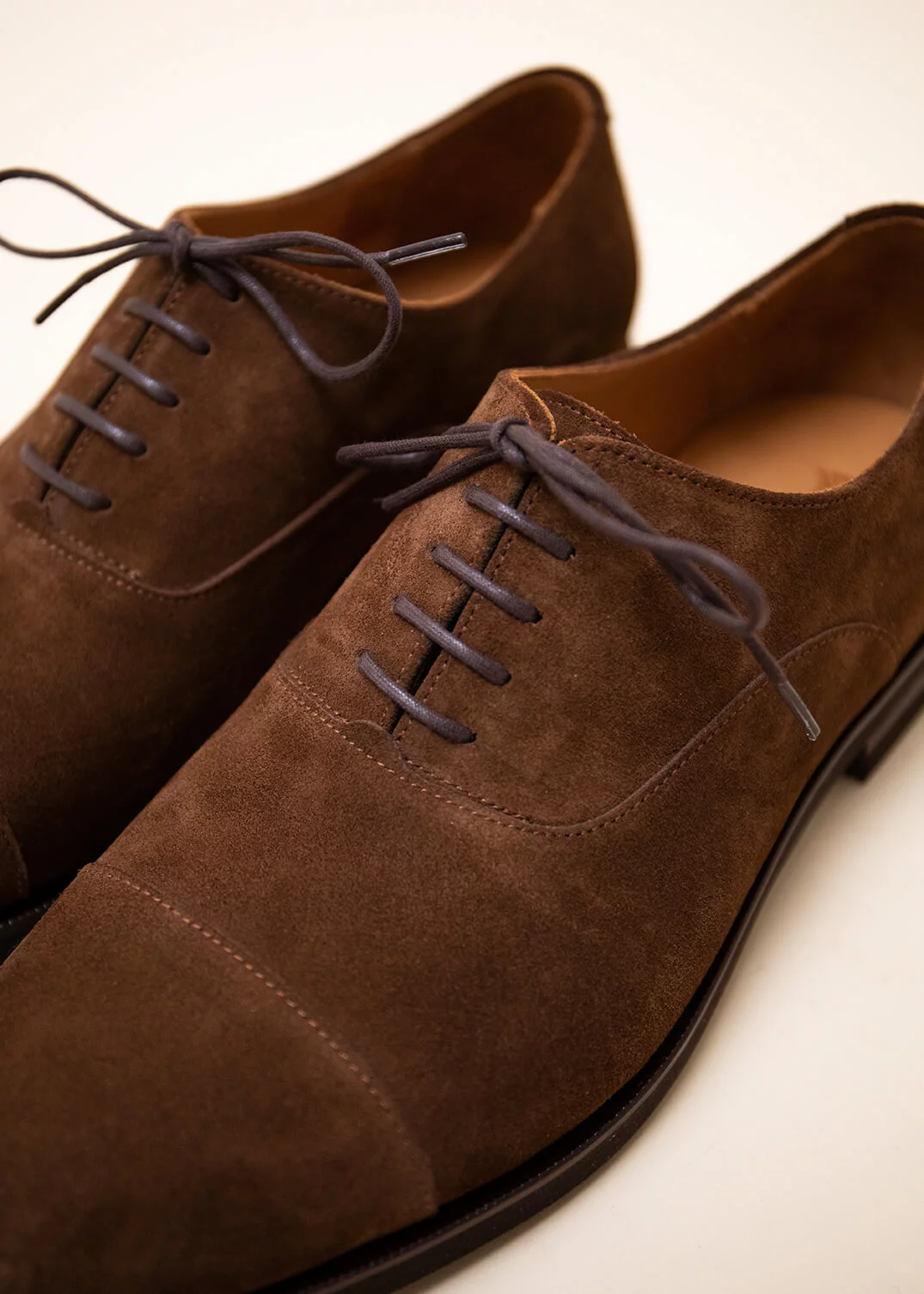 RICHELIEU PELEO VELOURS MARRON