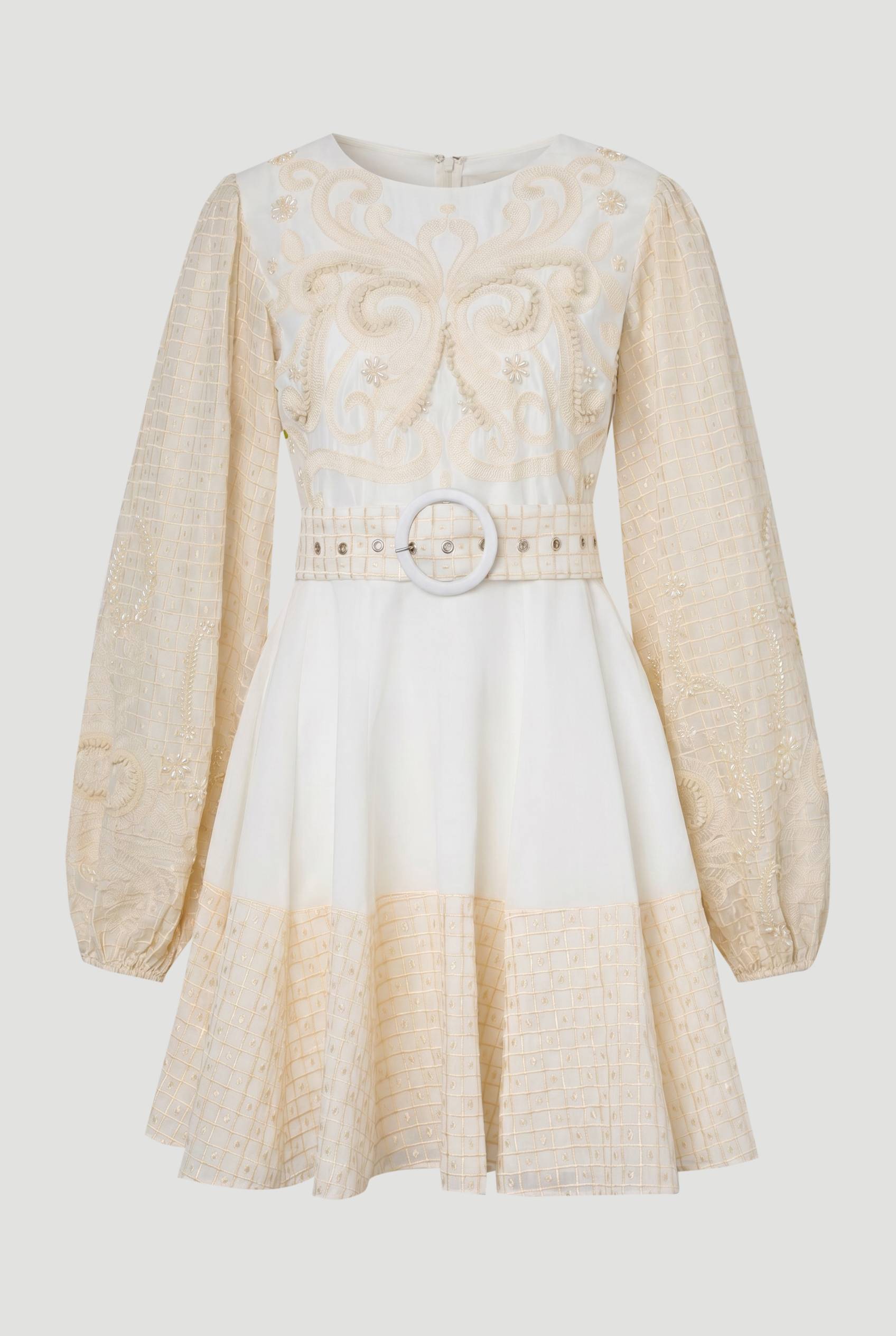 KarenMillen Robe Mini Ceinturée À Détails Perlés