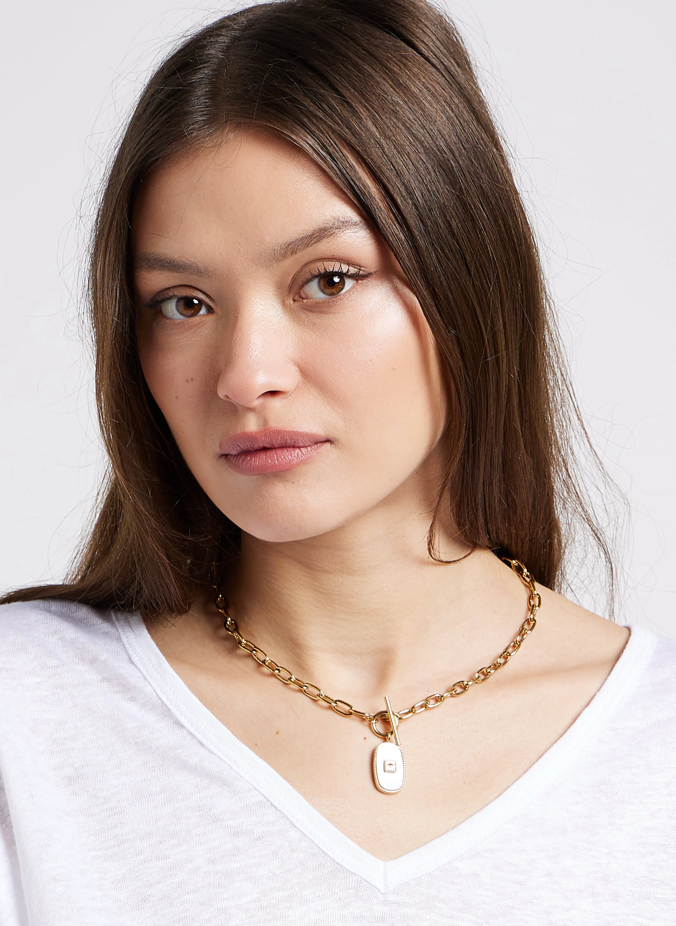 Collier en acier inoxydable | Doré