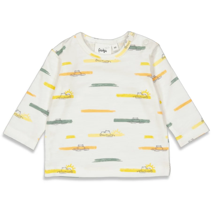 Feetje Langarmshirt Mr. Sunshine Natur