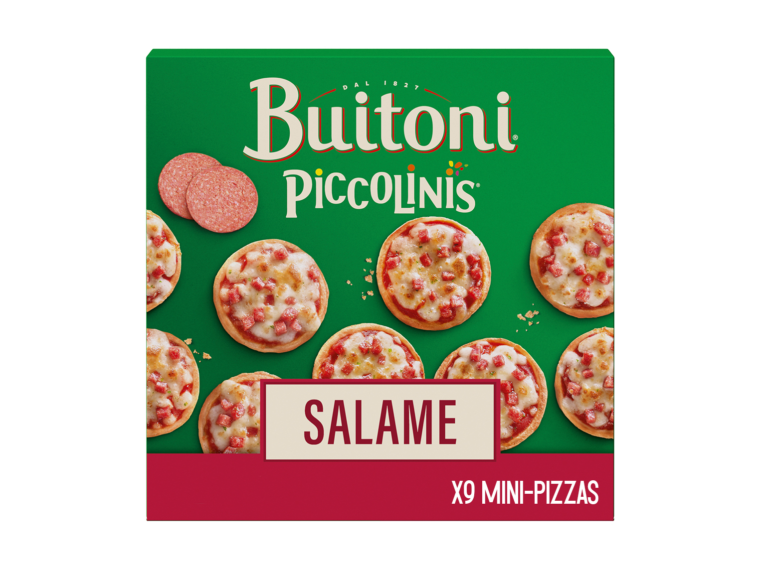 MINI PIZZAS BUITONI PICCOLINIS SALAME 270G