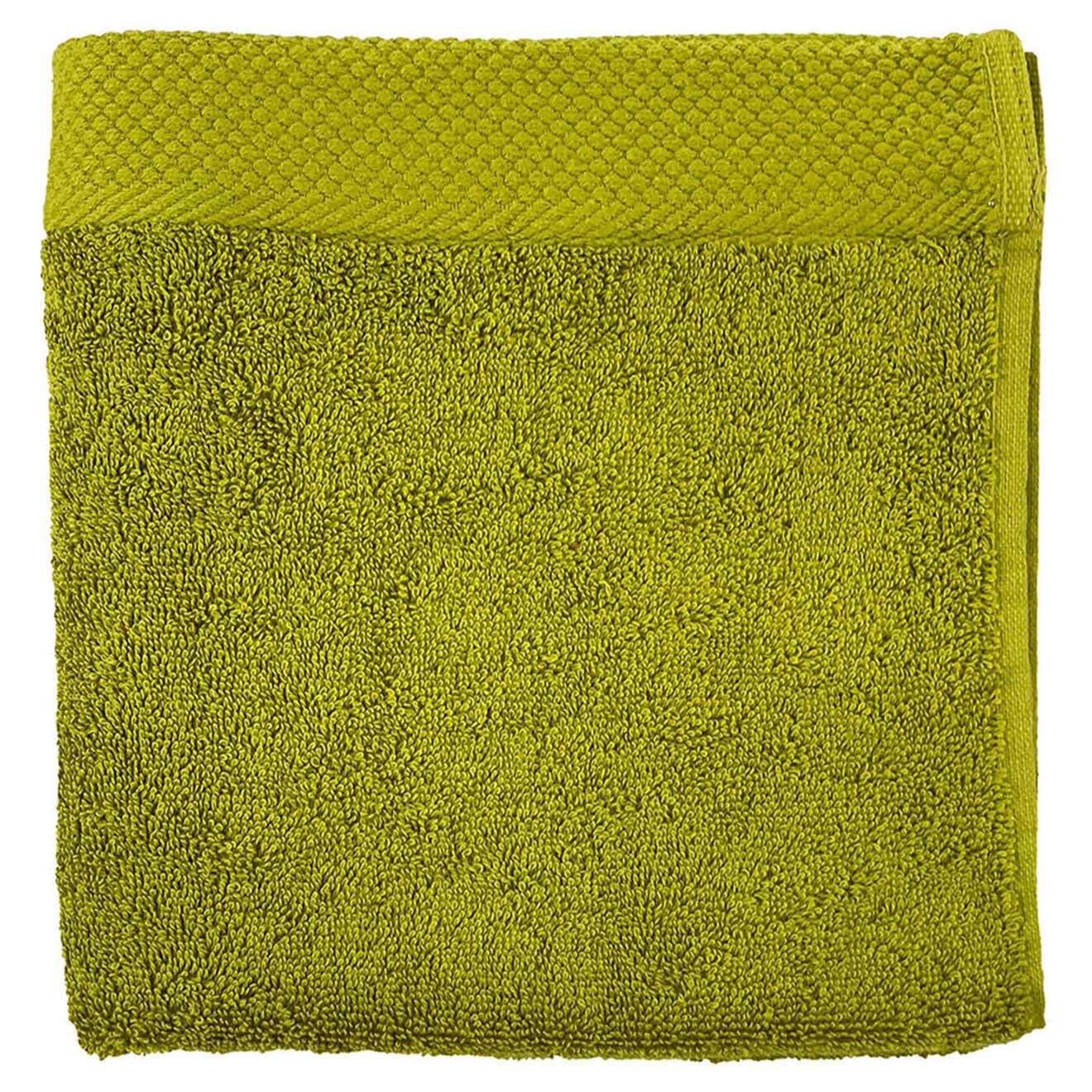 Soft by Perle de Coton Serviette de toilette olive - 50x100 cm